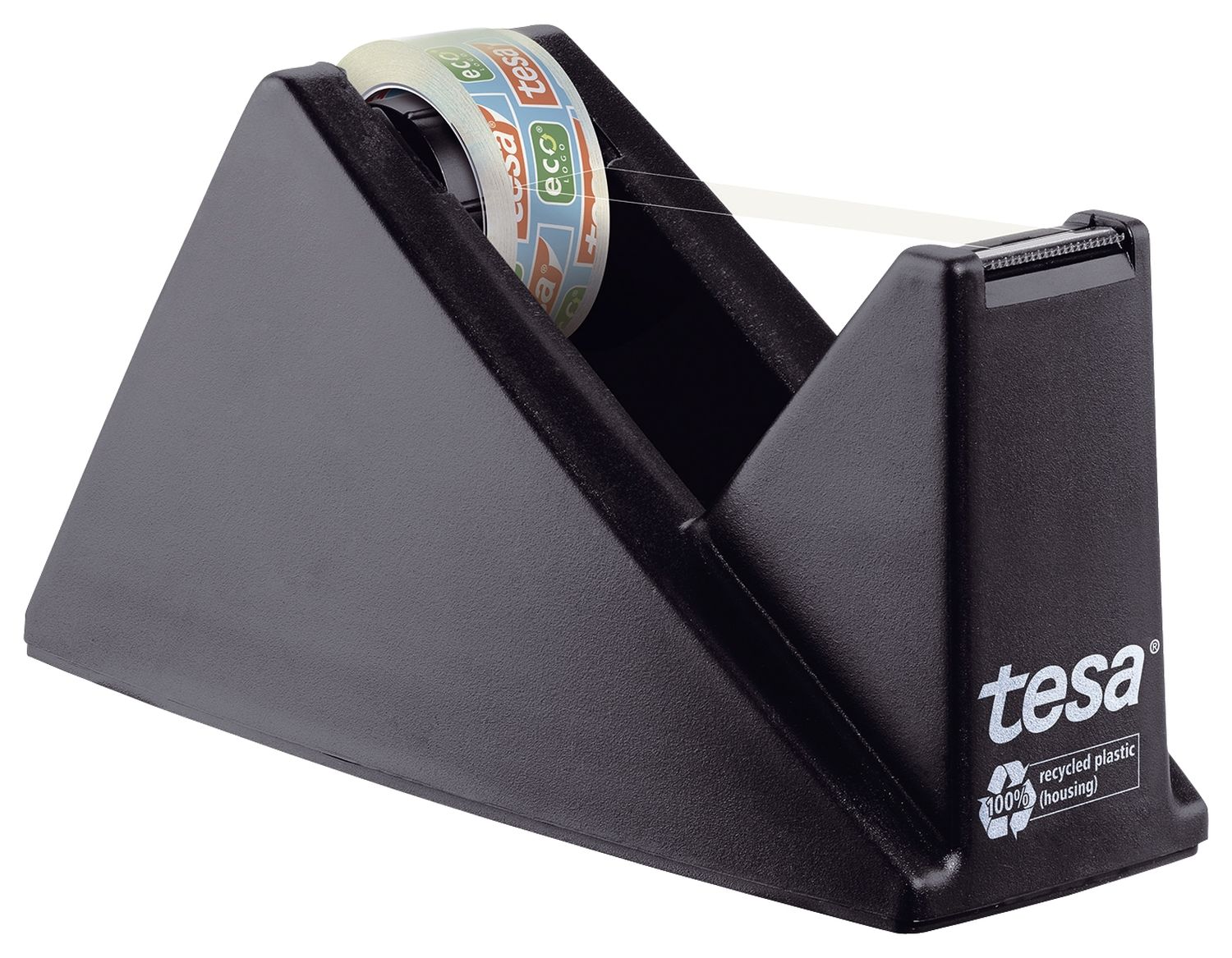 Tischabroller Easy Cut® Economy - für Rollen bis 33 m x 19 mm, gefüllt, schwarz Tischabroller Easy Cut® Economy - für Rollen bis 33 m x 19 mm, gefüllt, schwarz