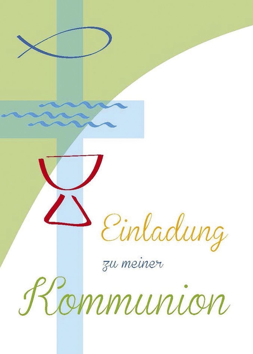 Kommunion -  5 Stück, inkl. Umschlag