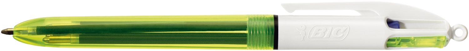 Kugelschreiber 4 Colours Fluo - 3-Farb-Kugelschreiber + Neongelb Kugelschreiber 4 Colours Fluo - 3-Farb-Kugelschreiber + Neongelb