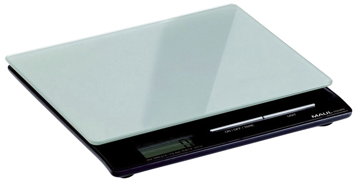 Briefwaage MAULsquare mit Batterie, 5000 g Briefwaage MAULsquare mit Batterie, 5000 g