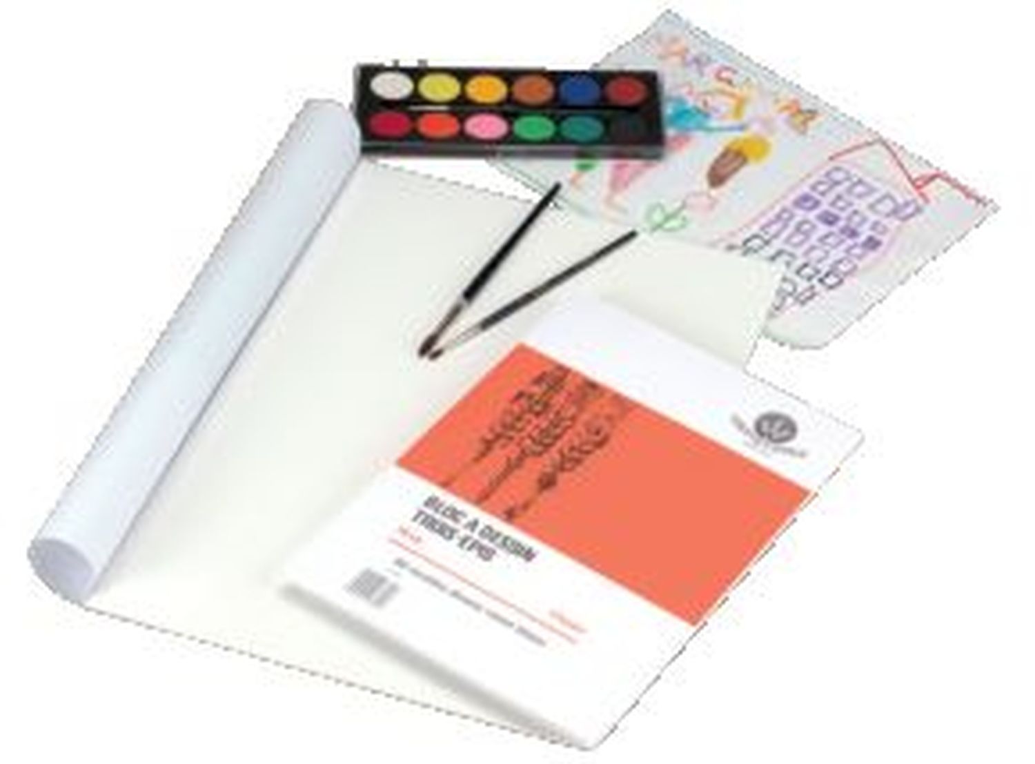 Zeichenblock - A4, 20 Blatt, 110 g/qm