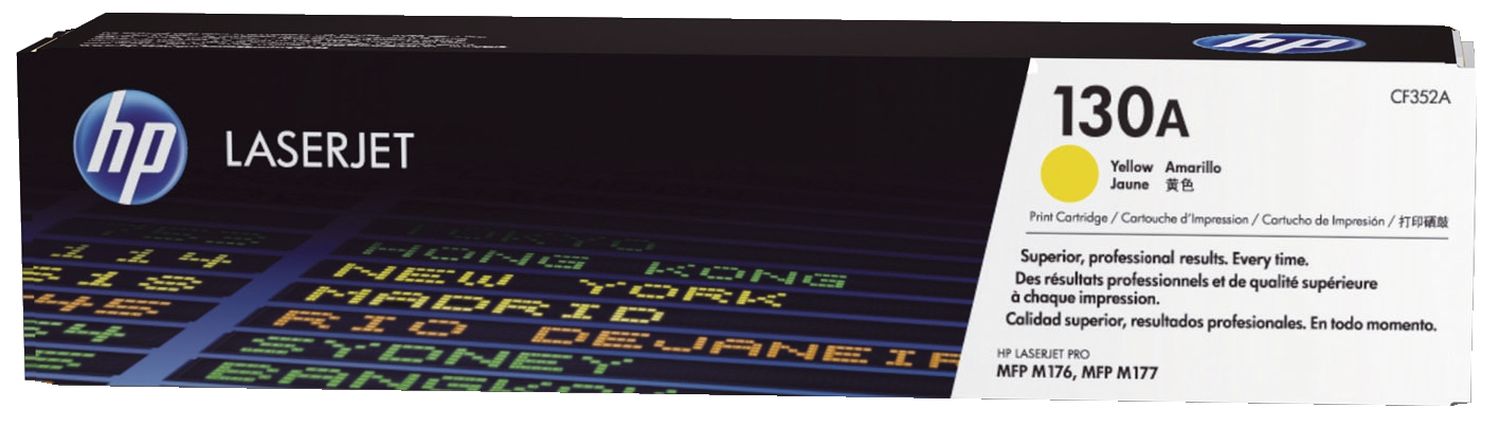Original HP Toner-Kit gelb (CF352A,130A,130AY,130AYELLOW,NO130A,NO130AY,NO130AYELLOW)