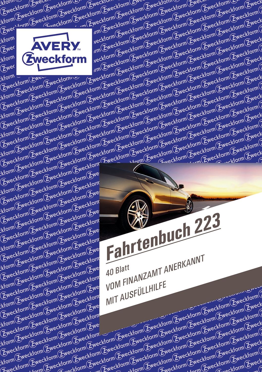 223 Fahrtenbuch - A5, steuerlicher km-Nachweis, 40 Blatt, weiß 223 Fahrtenbuch - A5, steuerlicher km-Nachweis, 40 Blatt, weiß