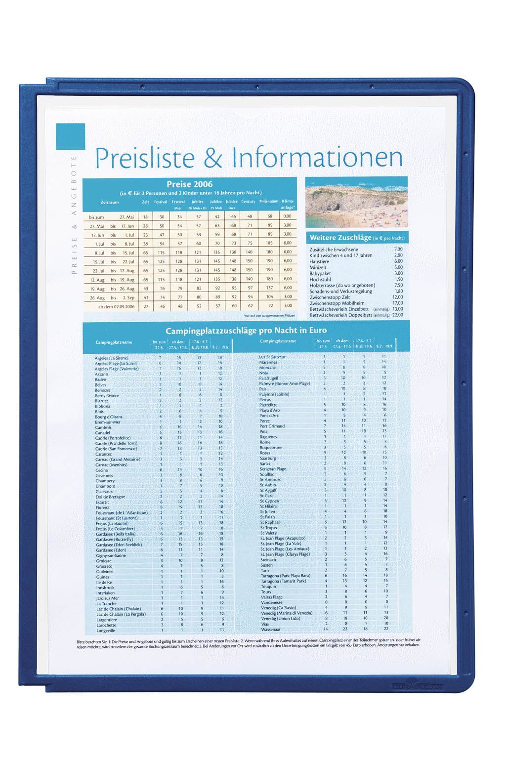 Sichttafel SHERPA® PANEL A4, dunkelblau Sichttafel SHERPA® PANEL A4, dunkelblau