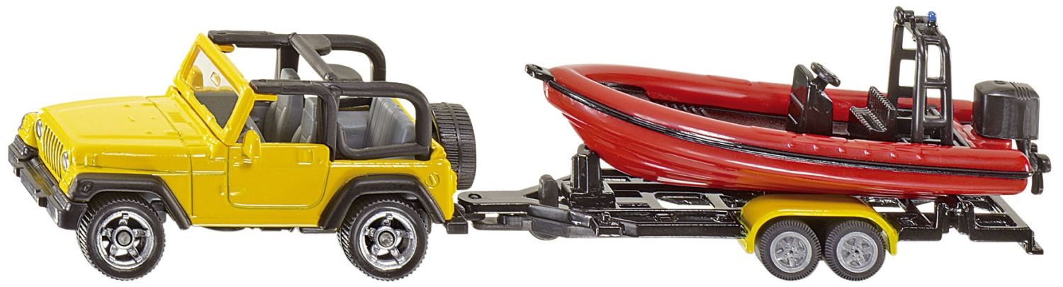 1658 Jeep mit Boot 1658 Jeep mit Boot