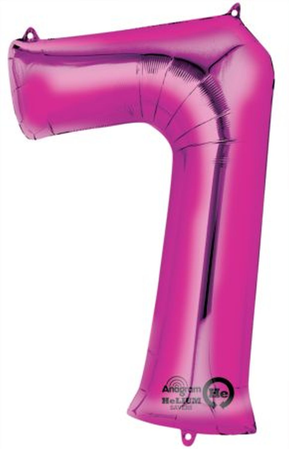 Folienballon XXL Zahl 7 - rosa Folienballon XXL Zahl 7 - rosa