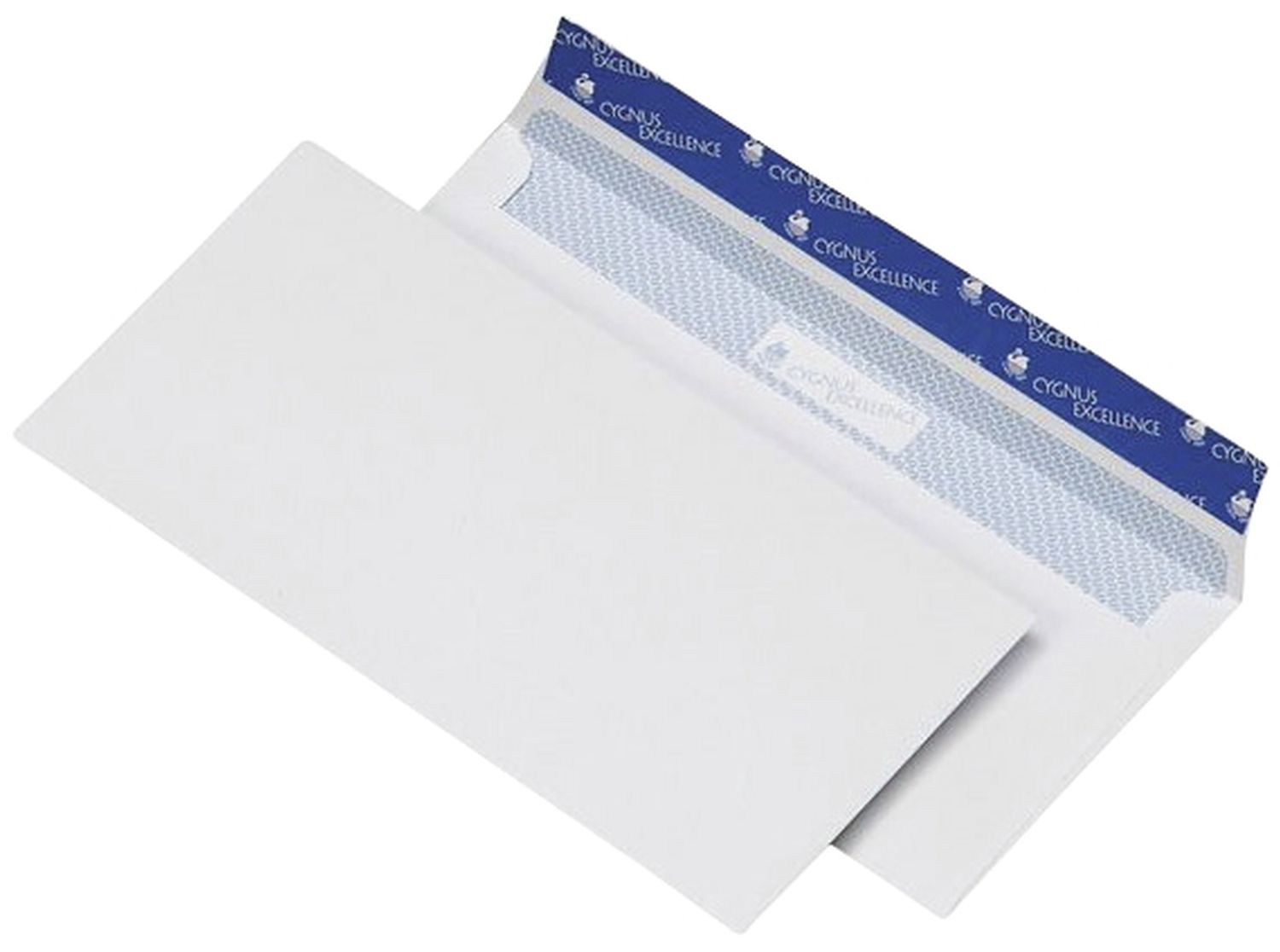 Briefumschlag Cygnus Excellence 30005442, DIN lang (220x110 mm), haftkebend, weiß, Offset 100g, 500 Stück Briefumschlag Cygnus Excellence 30005442, DIN lang (220x110 mm), haftkebend, weiß, Offset 100g, 500 Stück