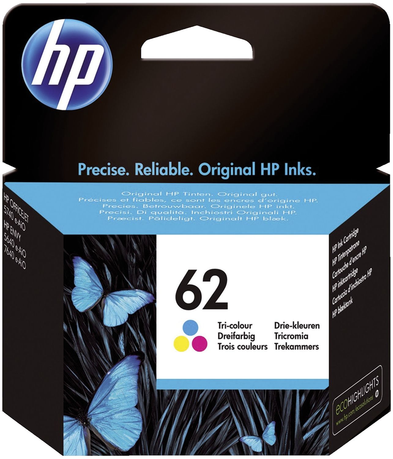 Original HP Druckkopfpatrone color (C2P06AE,C2P06AE#ABE,C2P06AE#UUS,62,62C,62COLOR,NO62,NO62C,NO62COLOR)
