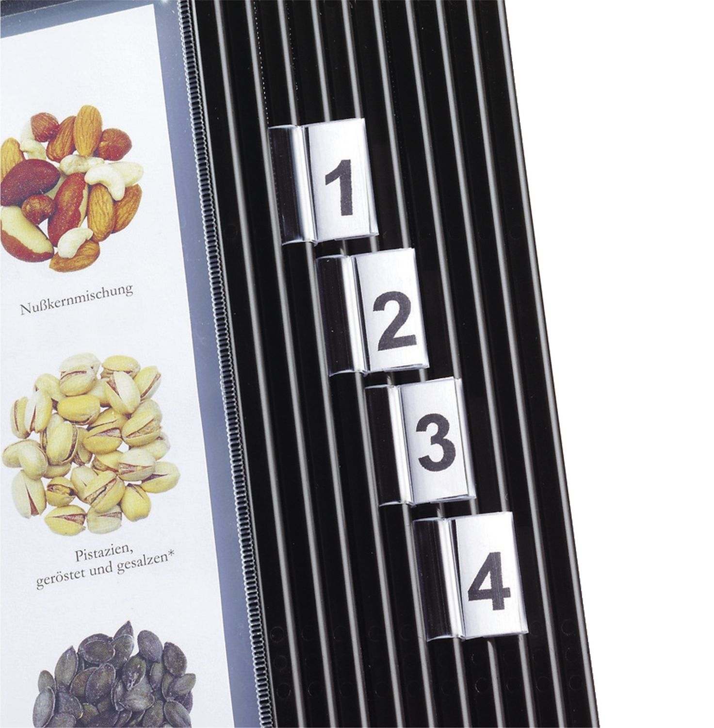 Erweiterungssatz für Sichttafel - 10 Aufsteckreiter 25 mm, Erweiterungssatz für Sichttafel - 10 Aufsteckreiter 25 mm,