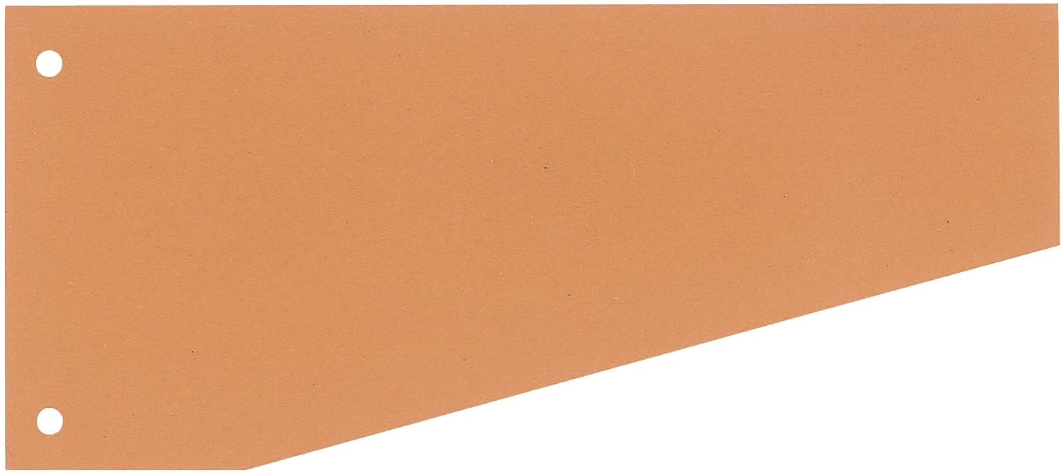 Trennstreifen Trapez - 190 g/qm Karton, orange, 100 Stück Trennstreifen Trapez - 190 g/qm Karton, orange, 100 Stück