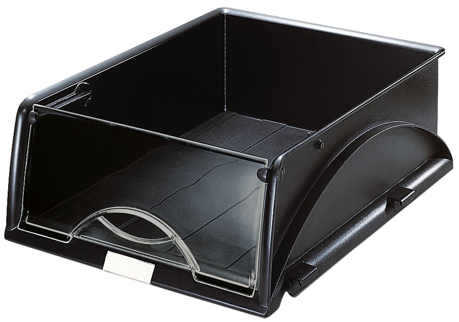 Briefablage Leitz Sorty 5231-00-95 mit Klappe, A4, Polystyrol, schwarz Briefablage Leitz Sorty 5231-00-95 mit Klappe, A4, Polystyrol, schwarz
