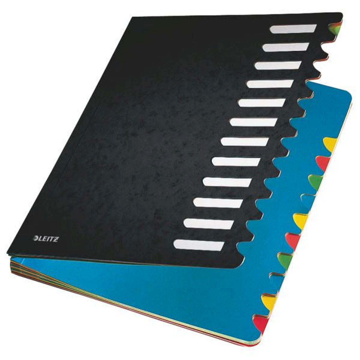 5912 Deskorganizer Color 1-12 - 12 Fächer, Pendarec-Karton (RC), schwarz 5912 Deskorganizer Color 1-12 - 12 Fächer, Pendarec-Karton (RC), schwarz