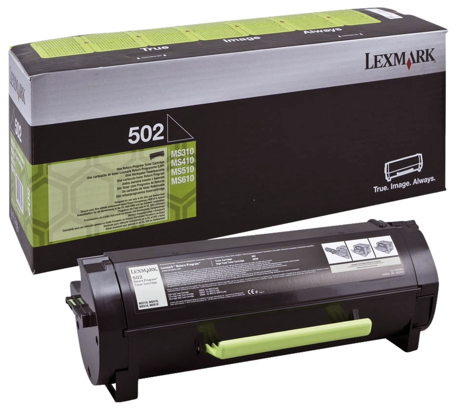 Original Lexmark Toner-Kit schwarz return program (0050F2000,050F2000,50F2000,502,NO502)