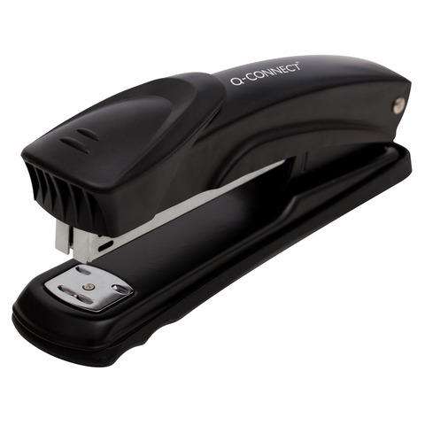 Heftgerät Q-Connect® KF14211, Metall, Heftleistung 20 Blatt, schwarz
