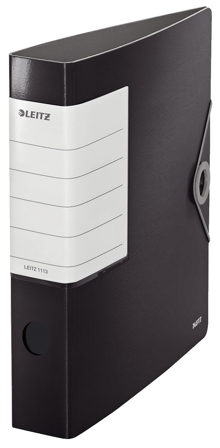 Ordner Leitz Wow 1113-00-01 DIN A4, Kunststoff, schmal 62 mm, schwarz