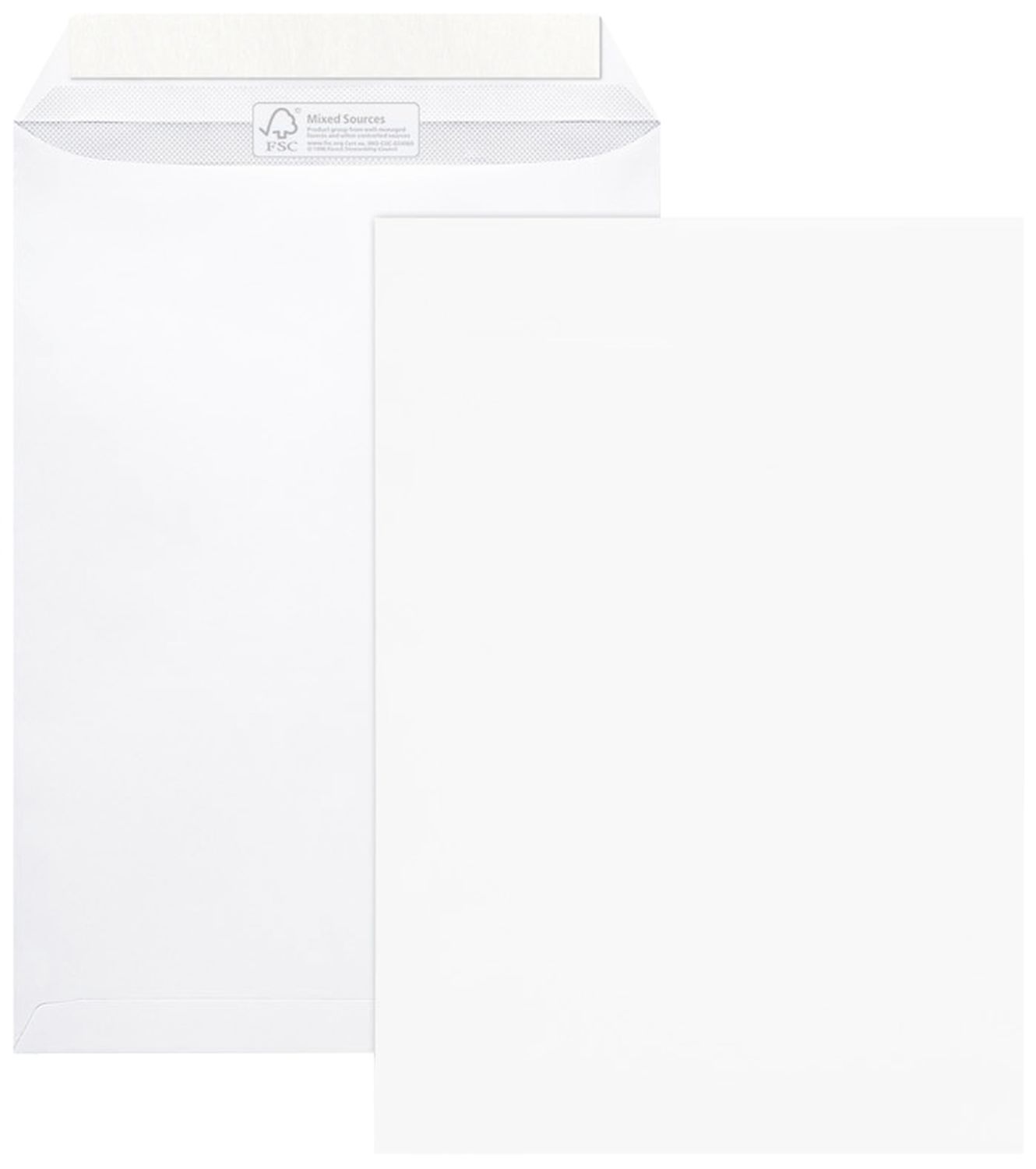Versandtaschen MAILmedia® 30022373, B4, ohne Fenster, 100 g/qm, 100 Stück, haftklebend