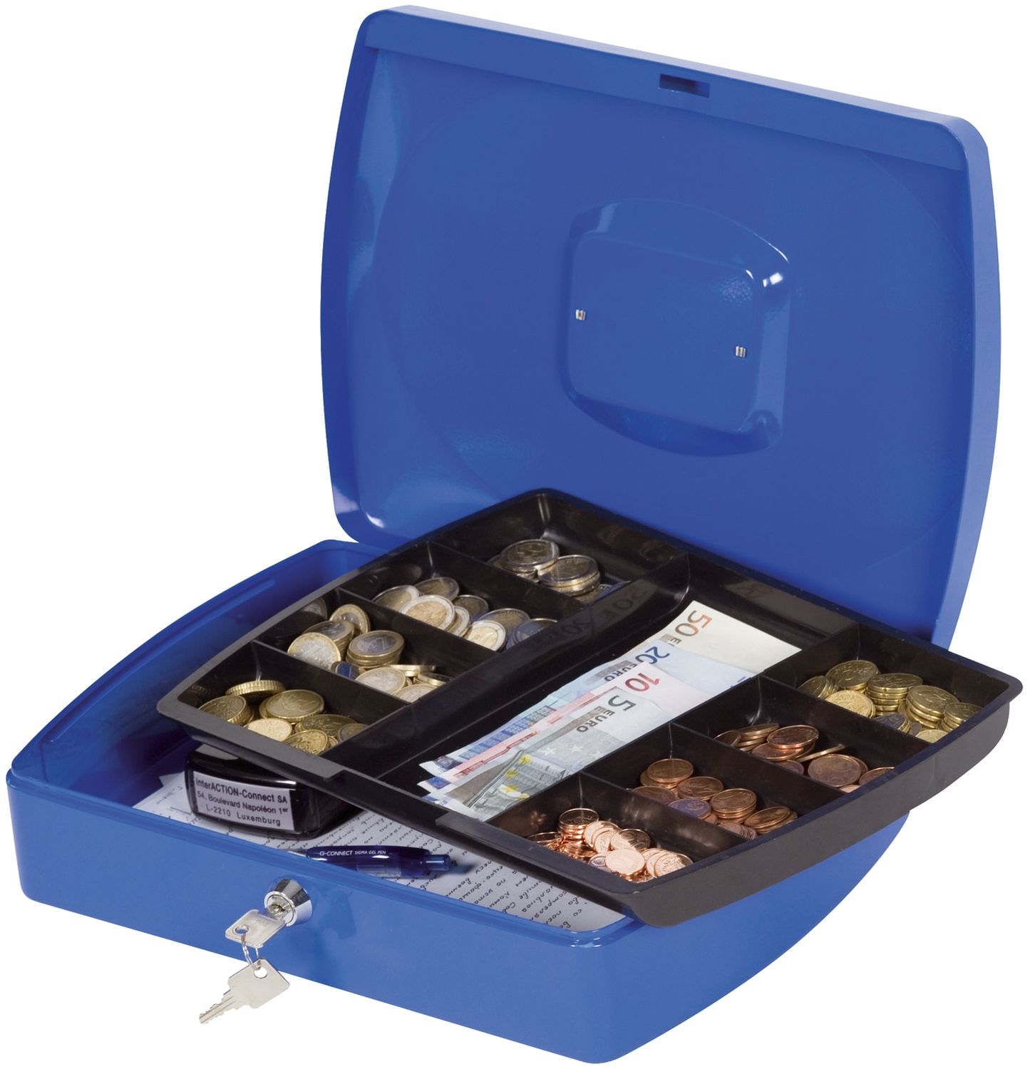 Geldkassette - 325 x 235 x 85mm, blau Geldkassette - 325 x 235 x 85mm, blau