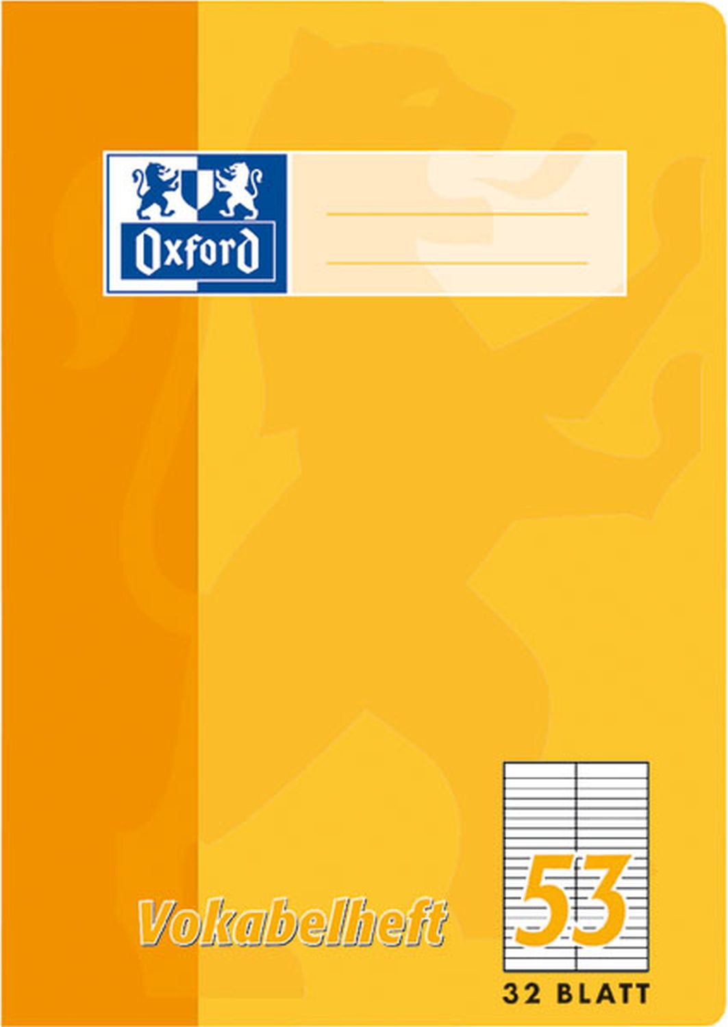 Vokabelheft LIN53 - A4, 32 Blatt, liniert Vokabelheft LIN53 - A4, 32 Blatt, liniert