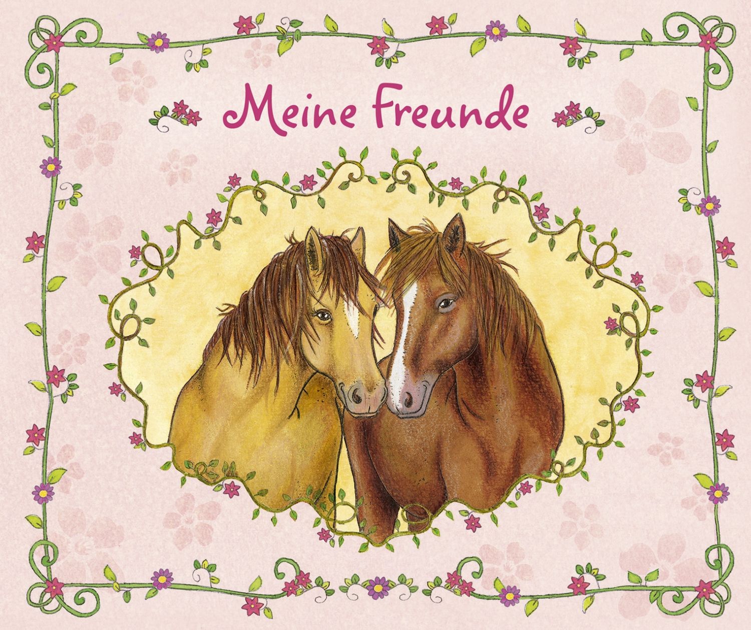 Freundebuch Pferde - 80 illustrierte Seiten, 21 x 17,5 cm Freundebuch Pferde - 80 illustrierte Seiten, 21 x 17,5 cm