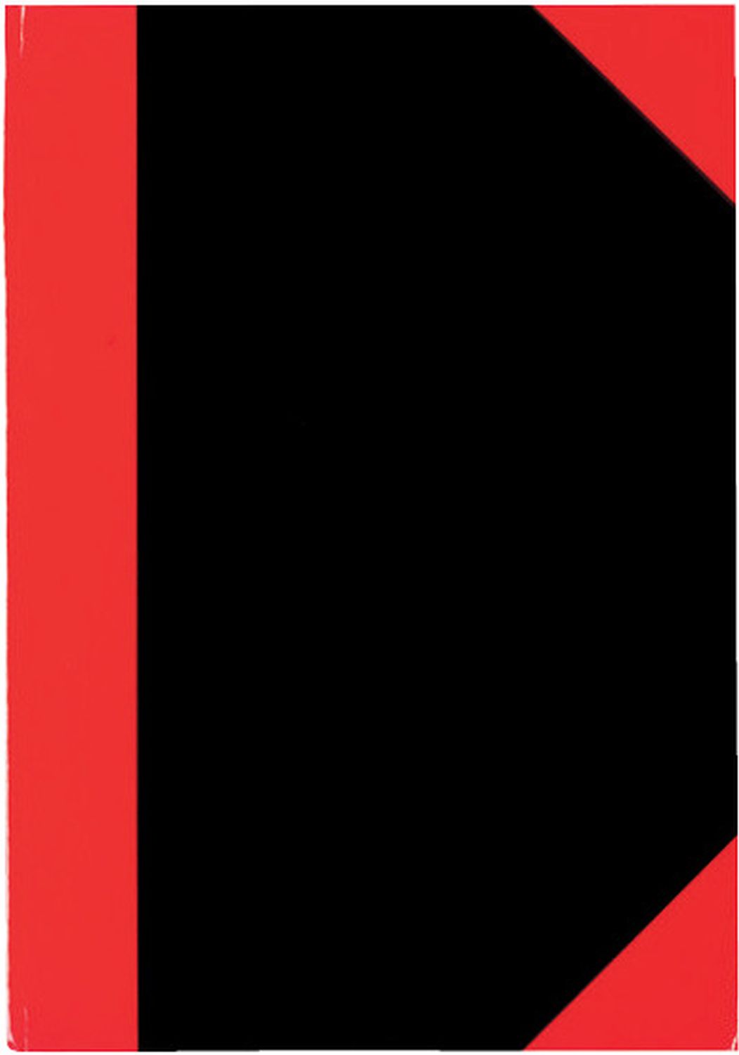 Kladde - A4, kariert, Hardcover, schwarz/rot, 96 Blatt Kladde - A4, kariert, Hardcover, schwarz/rot, 96 Blatt