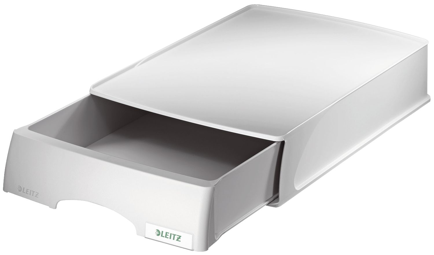 Briefablage Leitz plus 5210-00-85 mit Schublade, DIN A4, Polystyrol, grau