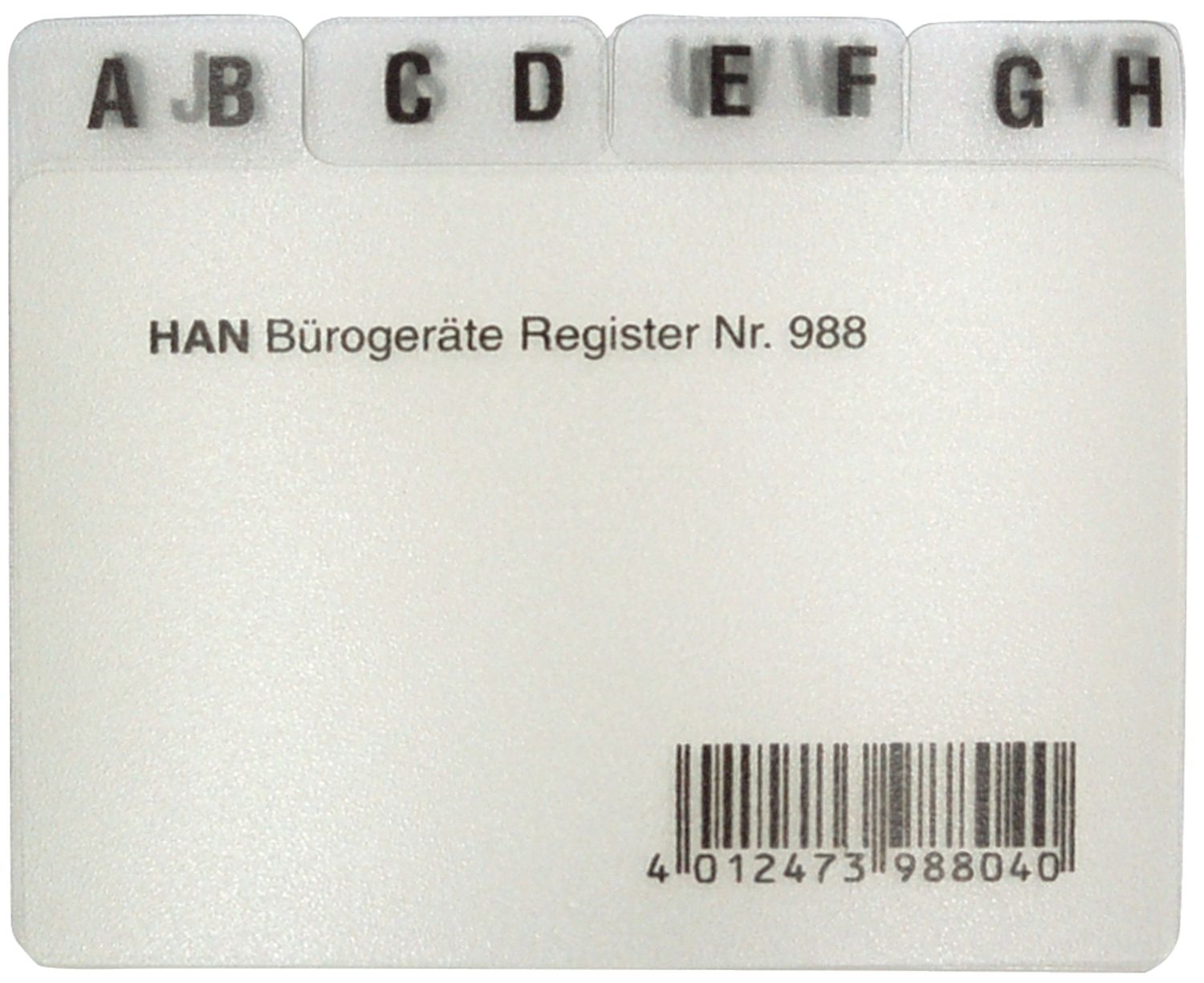 Register A - Z, DIN A8 quer, 12-teilig, für Karteibox, Karteikästen/Tröge, grau Register A - Z, DIN A8 quer, 12-teilig, für Karteibox, Karteikästen/Tröge, grau
