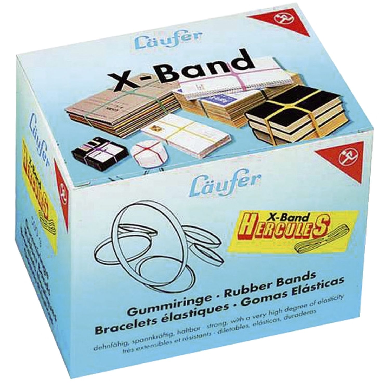 X-Bänder Hercules - 25 x 250 mm, 500 g bunt sortiert X-Bänder Hercules - 25 x 250 mm, 500 g bunt sortiert