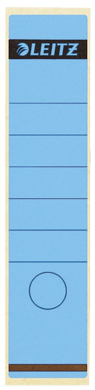 Rückenschilder Leitz 1640-10-35, lang/breit 61 x 285 mm, 100 Stück, blau