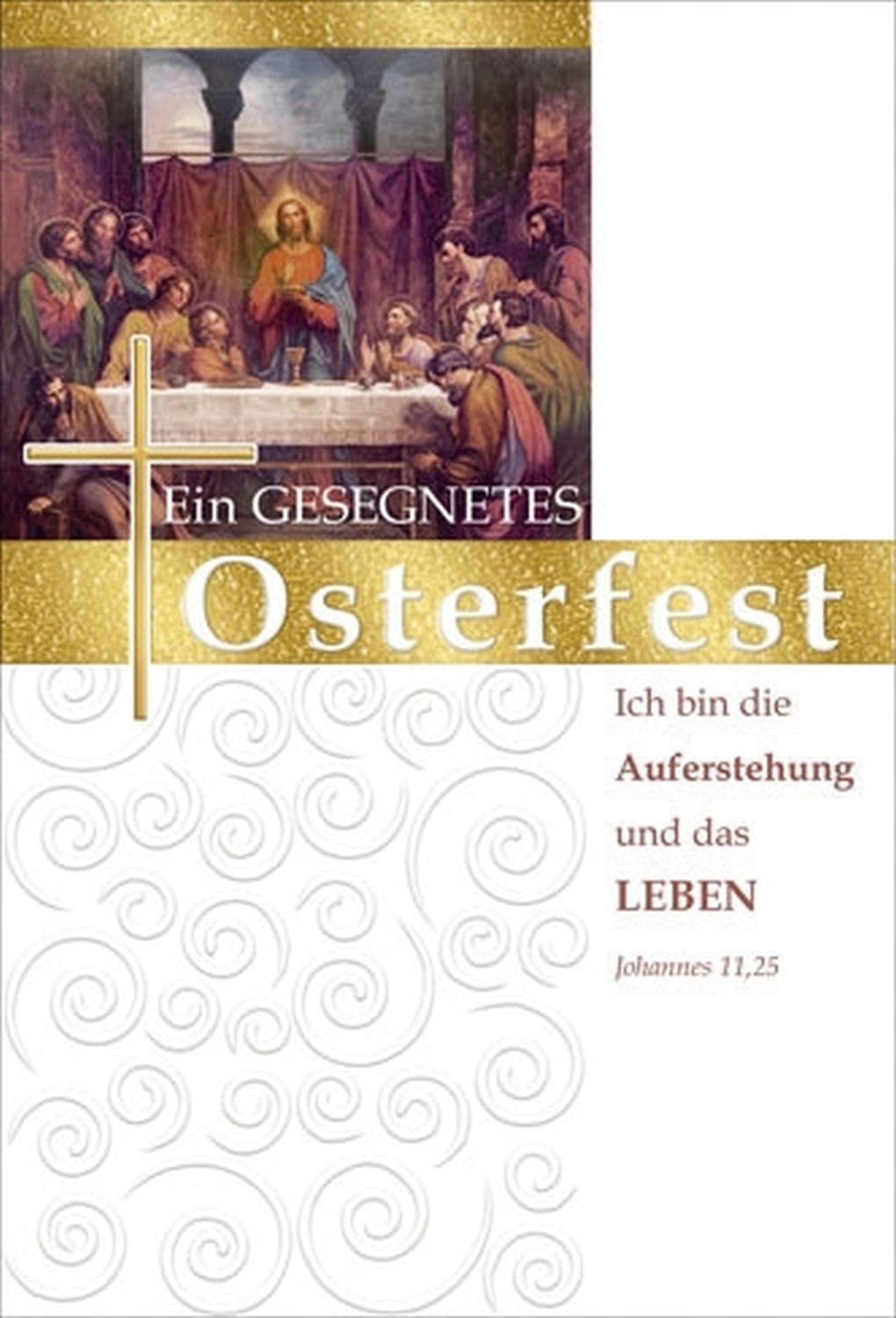 Grußkarten zu Ostern - mit Text, religiös