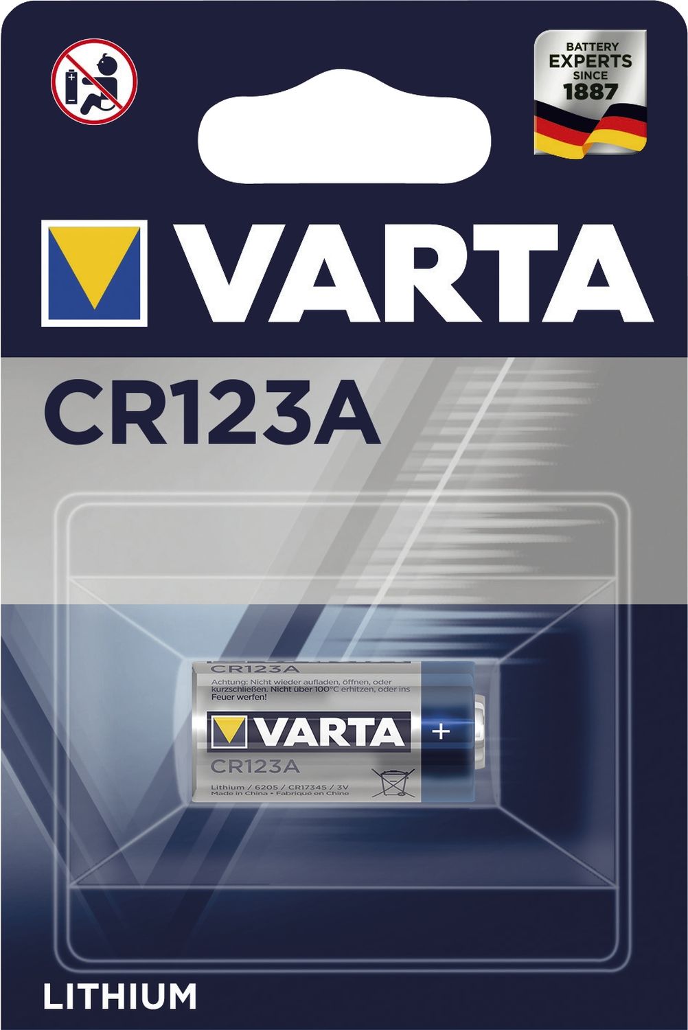 Professional Lithium Batterien - CR123A, 3 V Professional Lithium Batterien - CR123A, 3 V