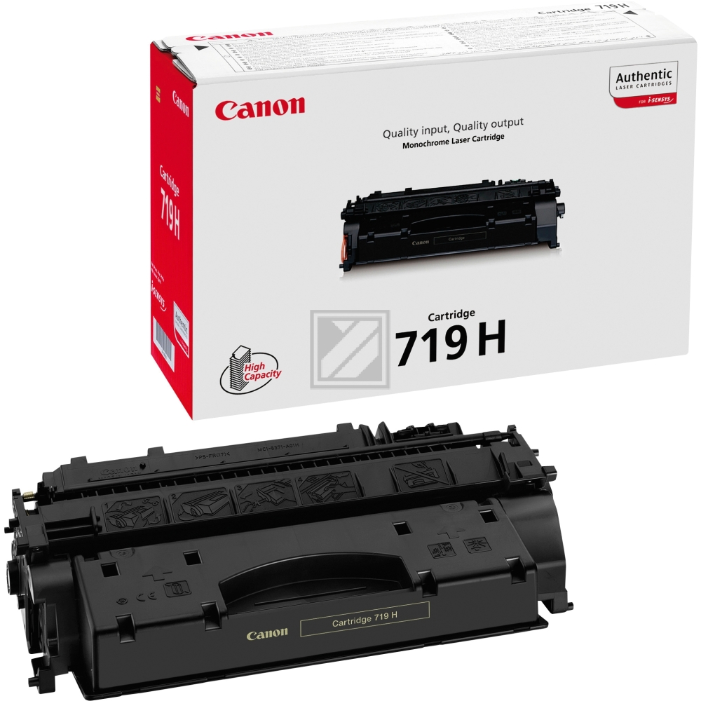 Originaltoner Canon 719H (3480B012), ca. 6.400 Seiten, schwarz