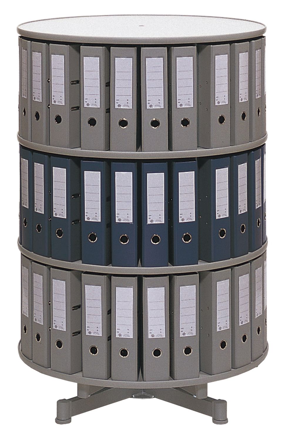 Ordnerdrehsäule Typ R2 081 3 Etagen grau
