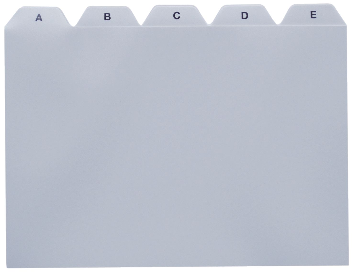 Leitregister PP - A5 quer, grau Leitregister PP - A5 quer, grau