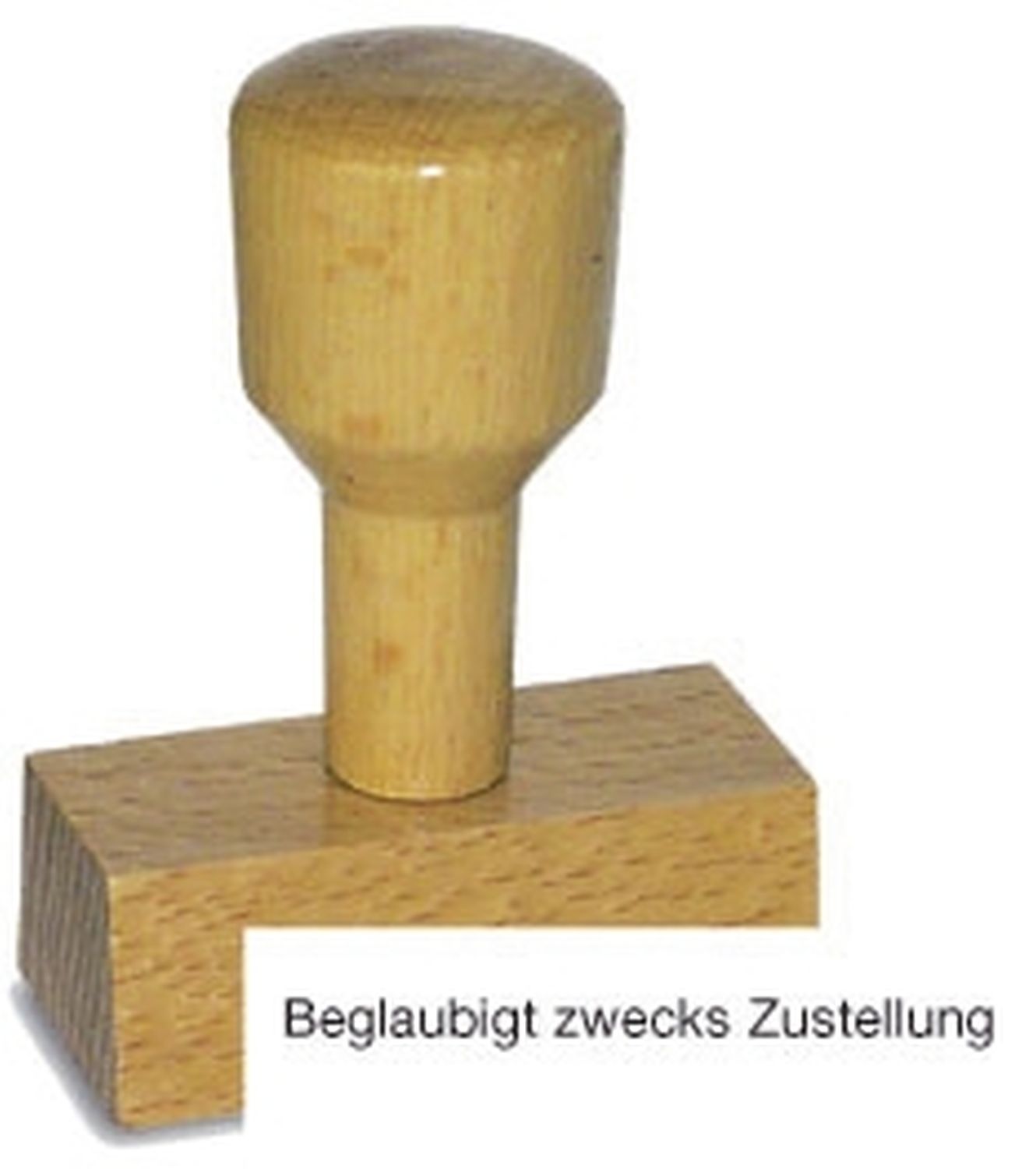 Vorgangsstempel - Beglaubigt zwecks Zustellung