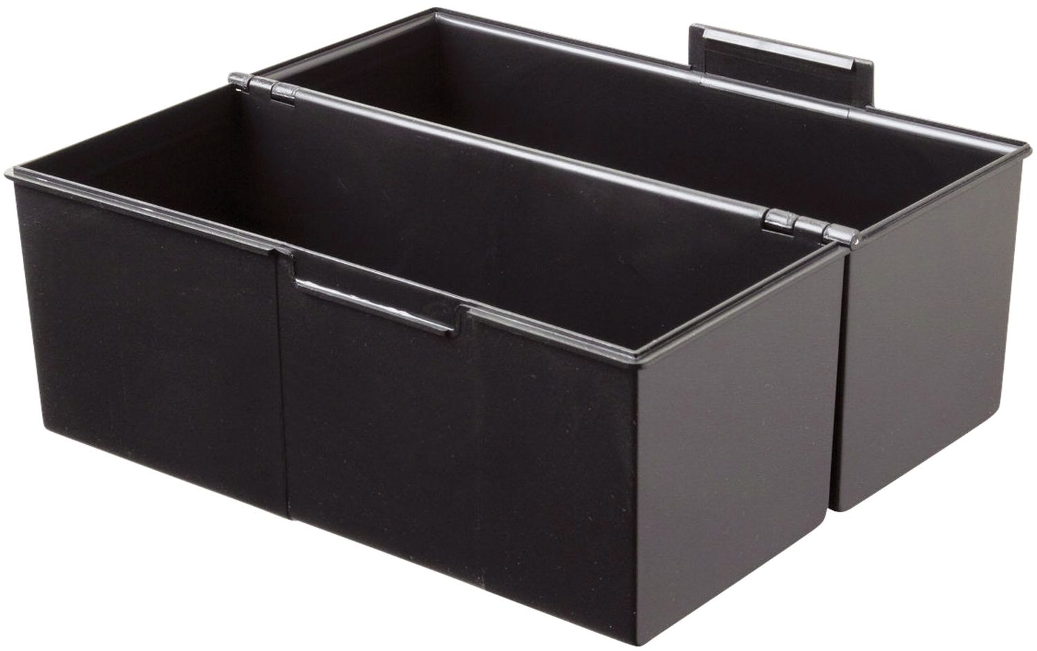 Karteibox DIN A7 quer - für 300 Karten mit Stahlscharnier, schwarz Karteibox DIN A7 quer - für 300 Karten mit Stahlscharnier, schwarz