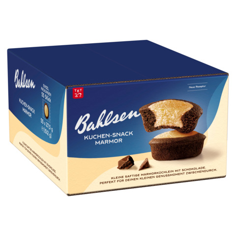 Kuchen Bahlsen Kuchen-Snack Marmor 48520, 55 x 27,5 g, 1.512,5 g