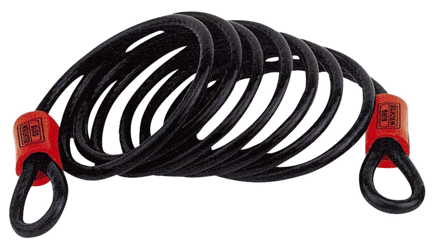 Burg-Wächter Spiralkabel mit Ösen - 2,50 Meter, schwarz Burg-Wächter Spiralkabel mit Ösen - 2,50 Meter, schwarz