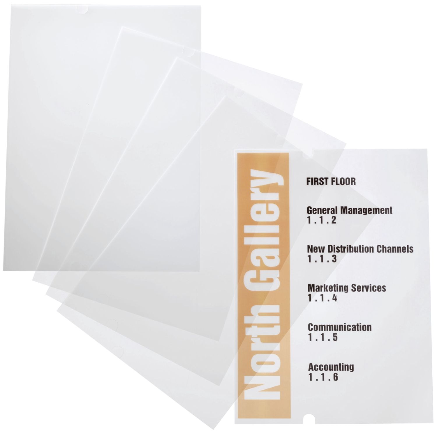 EDV-beschriftbare Folie CRYSTAL SIGN refill, 210x297mm EDV-beschriftbare Folie CRYSTAL SIGN refill, 210x297mm