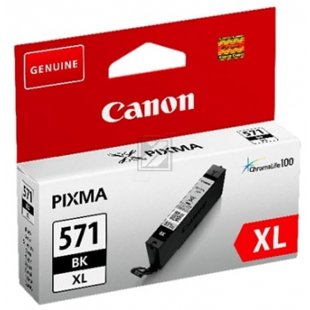 Original Tinte Canon CLI-571BK XL (0331C001), ca. 810 Seiten, photo schwarz