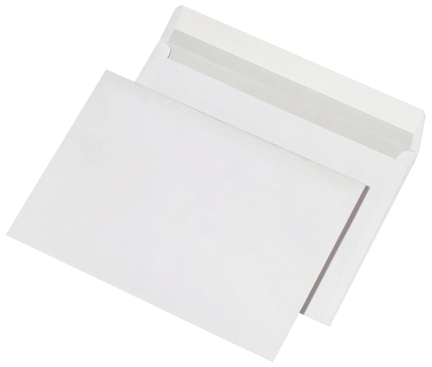 Versandtaschen mayer-network 30025137, C4, Öffnung an der langen Seite, ohne Fenster, haftklebend, 100 g/qm, weiß, 500 Stück Versandtaschen mayer-network 30025137, C4, Öffnung an der langen Seite, ohne Fenster, haftklebend, 100 g/qm, weiß, 500 Stück