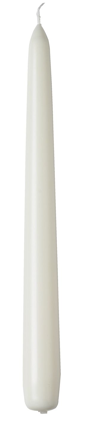 Spitzkerzen - Ø25 mm, Höhe 250 mm, weiß Spitzkerzen - Ø25 mm, Höhe 250 mm, weiß
