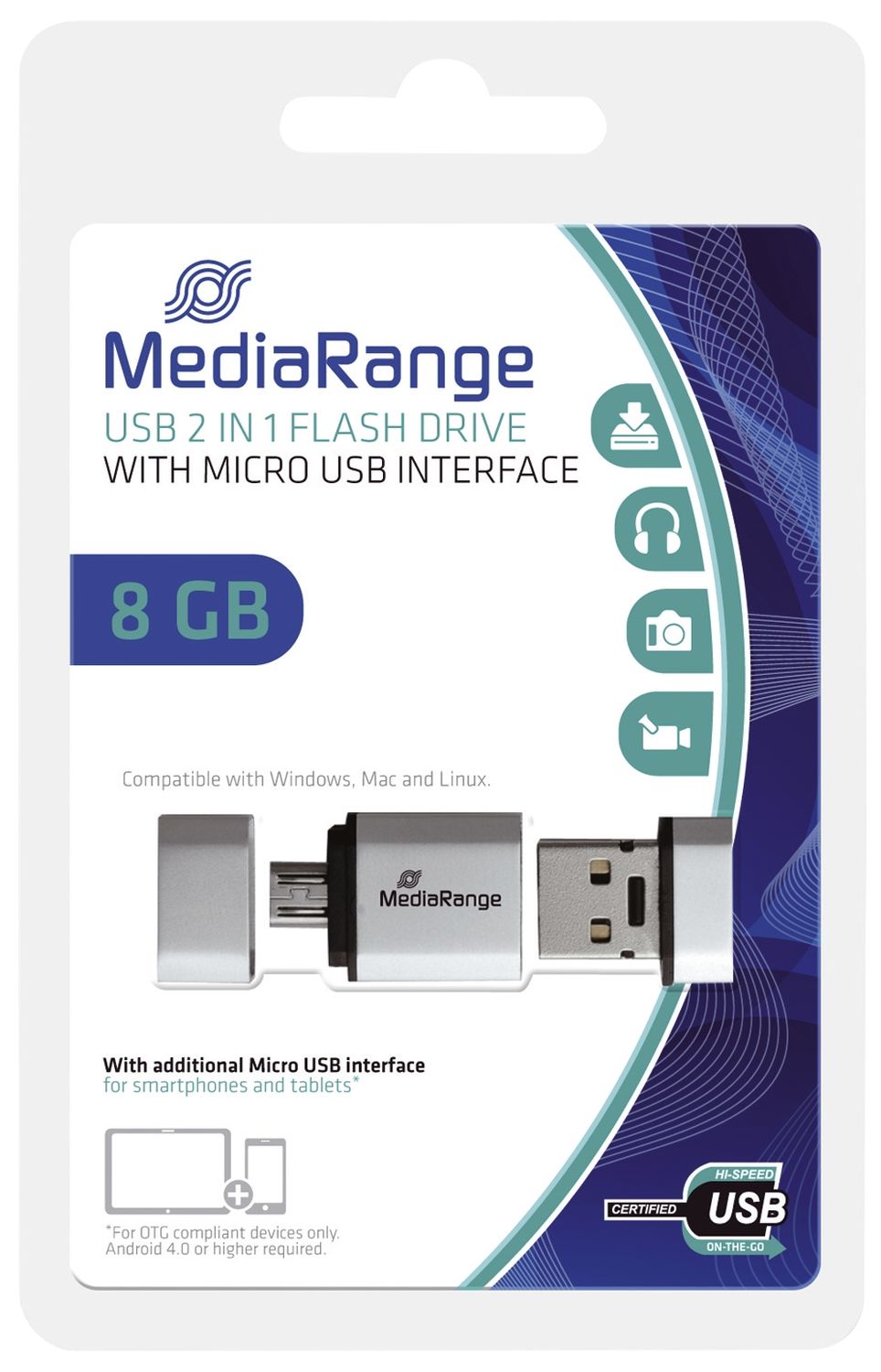 USB Mobile 2 in 1 OTG USB-Stick 8GB USB Mobile 2 in 1 OTG USB-Stick 8GB
