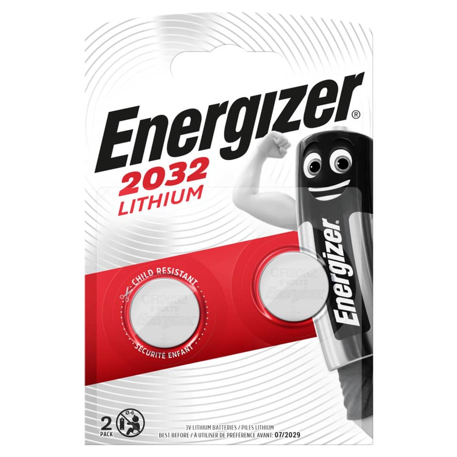 Knopfzellen-Batterie CR2032 Lithium 3,0 Volt 2 Stück Knopfzellen-Batterie CR2032 Lithium 3,0 Volt 2 Stück