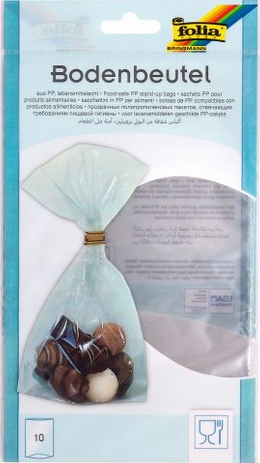 Cellglasbeutel - 14,5 x 23,5 cm, 10 Stück Cellglasbeutel - 14,5 x 23,5 cm, 10 Stück