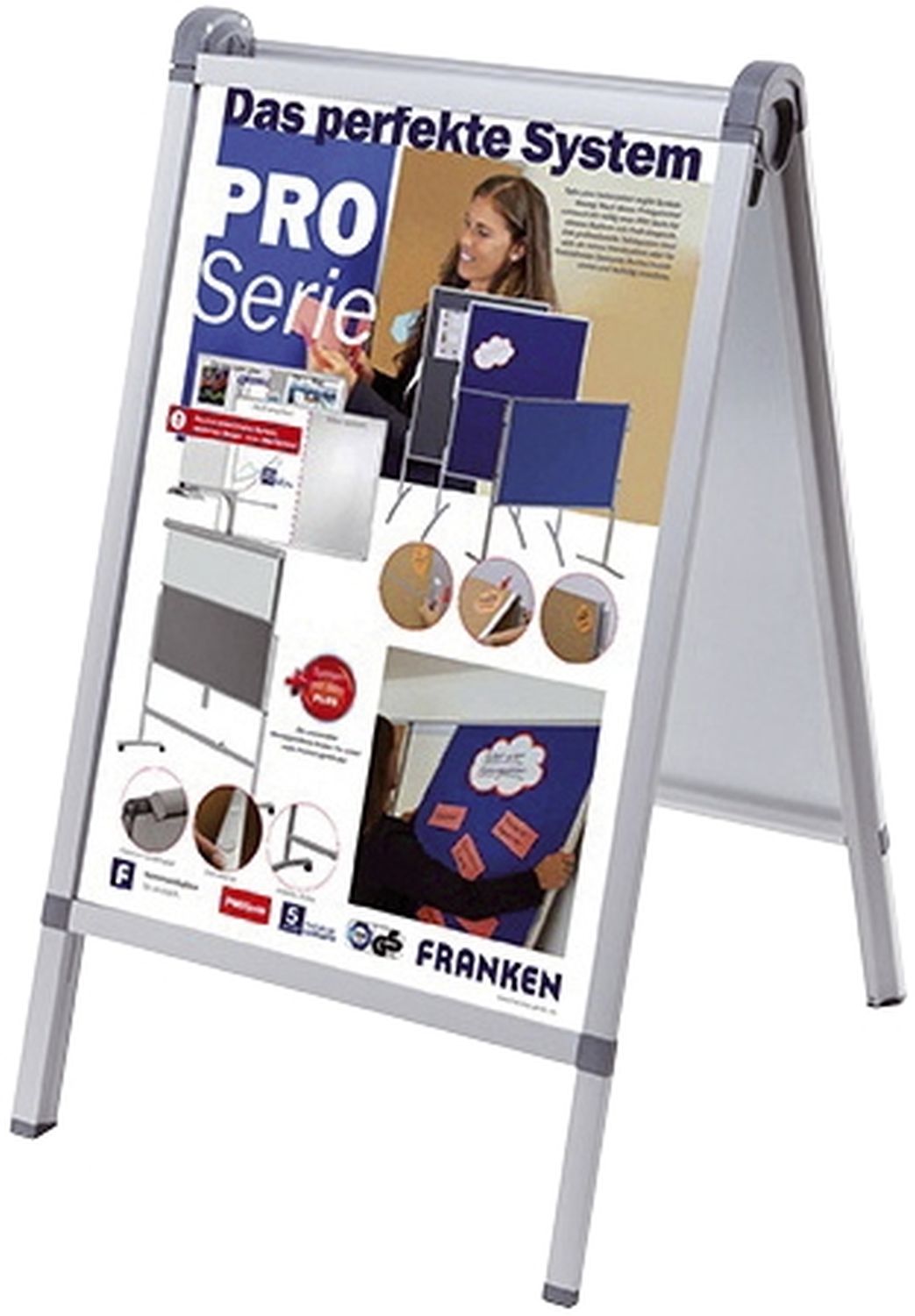 Kundenstopper Outdoor Pro - A1, silber Kundenstopper Outdoor Pro - A1, silber