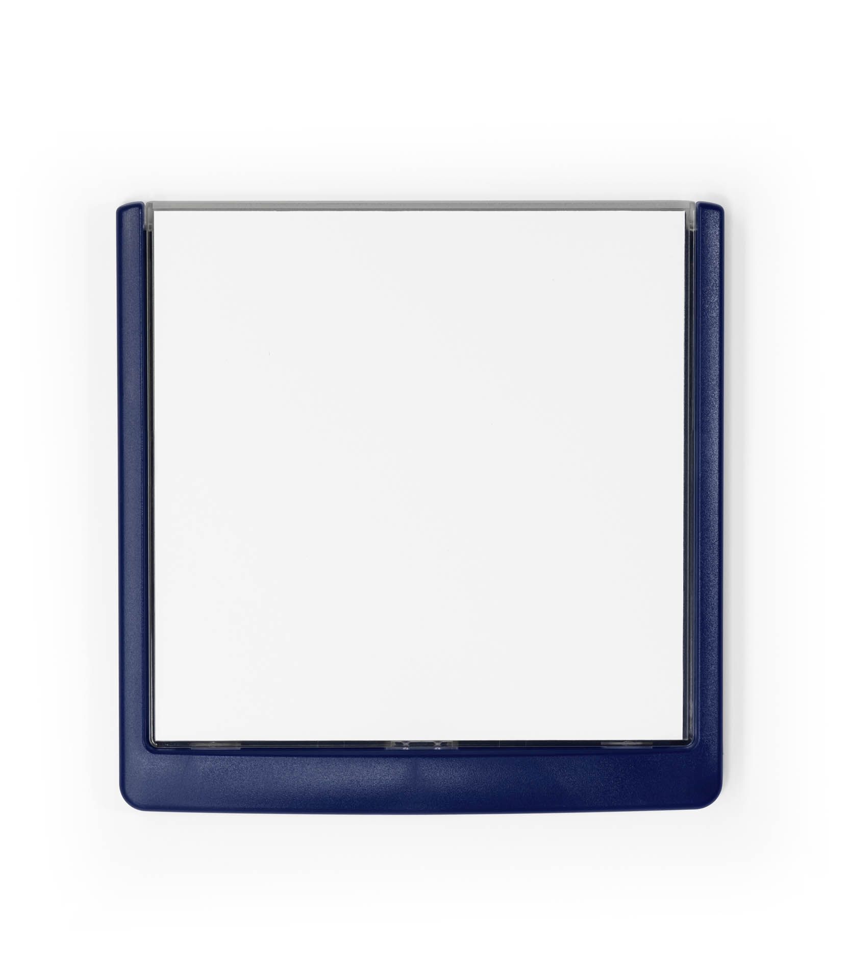 Türschild CLICK SIGN, Rahmen dunkelblau, 149 x 148,5 mm, transparent Türschild CLICK SIGN, Rahmen dunkelblau, 149 x 148,5 mm, transparent