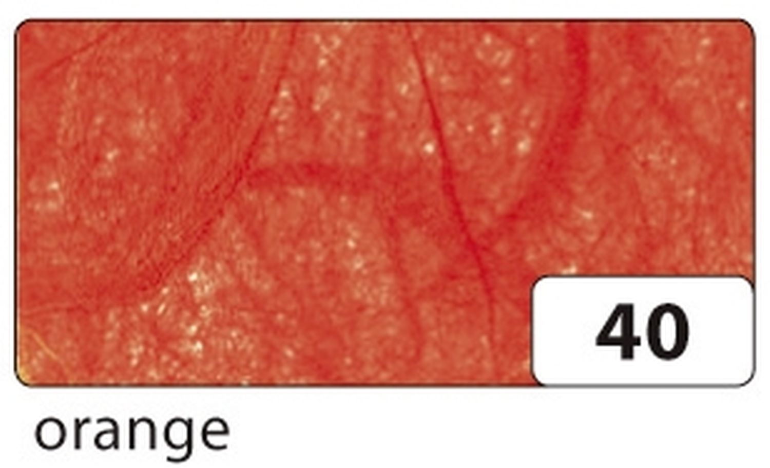 Strohseide - 47 x 64 cm, orange Strohseide - 47 x 64 cm, orange