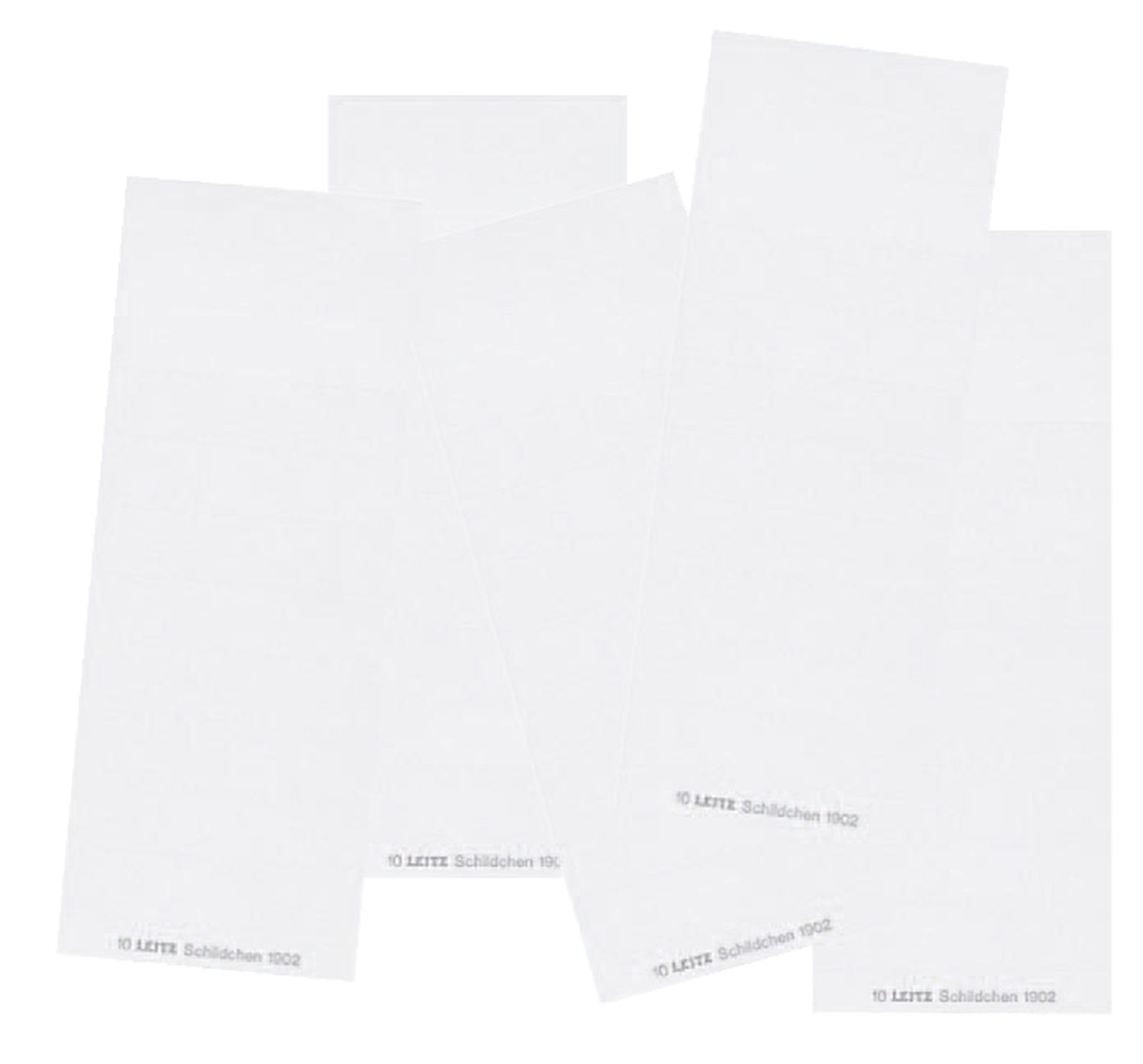 Beschriftungsschilder Leitz 1902-00-01 für ALPHA®, Handbeschriftung, Karton, 100 Stück, weiß Beschriftungsschilder Leitz 1902-00-01 für ALPHA®, Handbeschriftung, Karton, 100 Stück, weiß