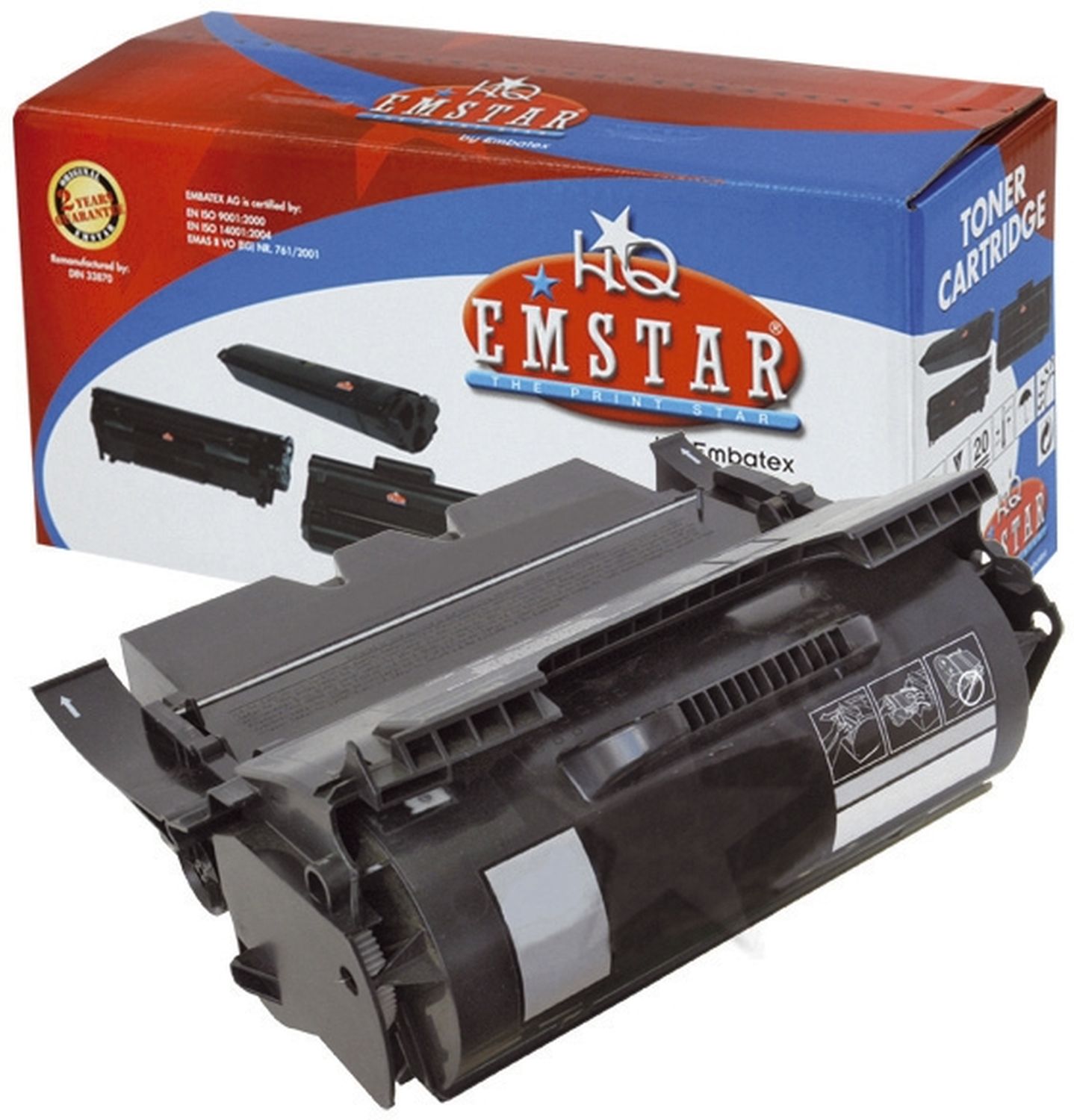 Alternativ Emstar Tonerkartusche schwarz (09LEOPT640LU/L548,9LEOPT640LU,9LEOPT640LU/L548,L548)