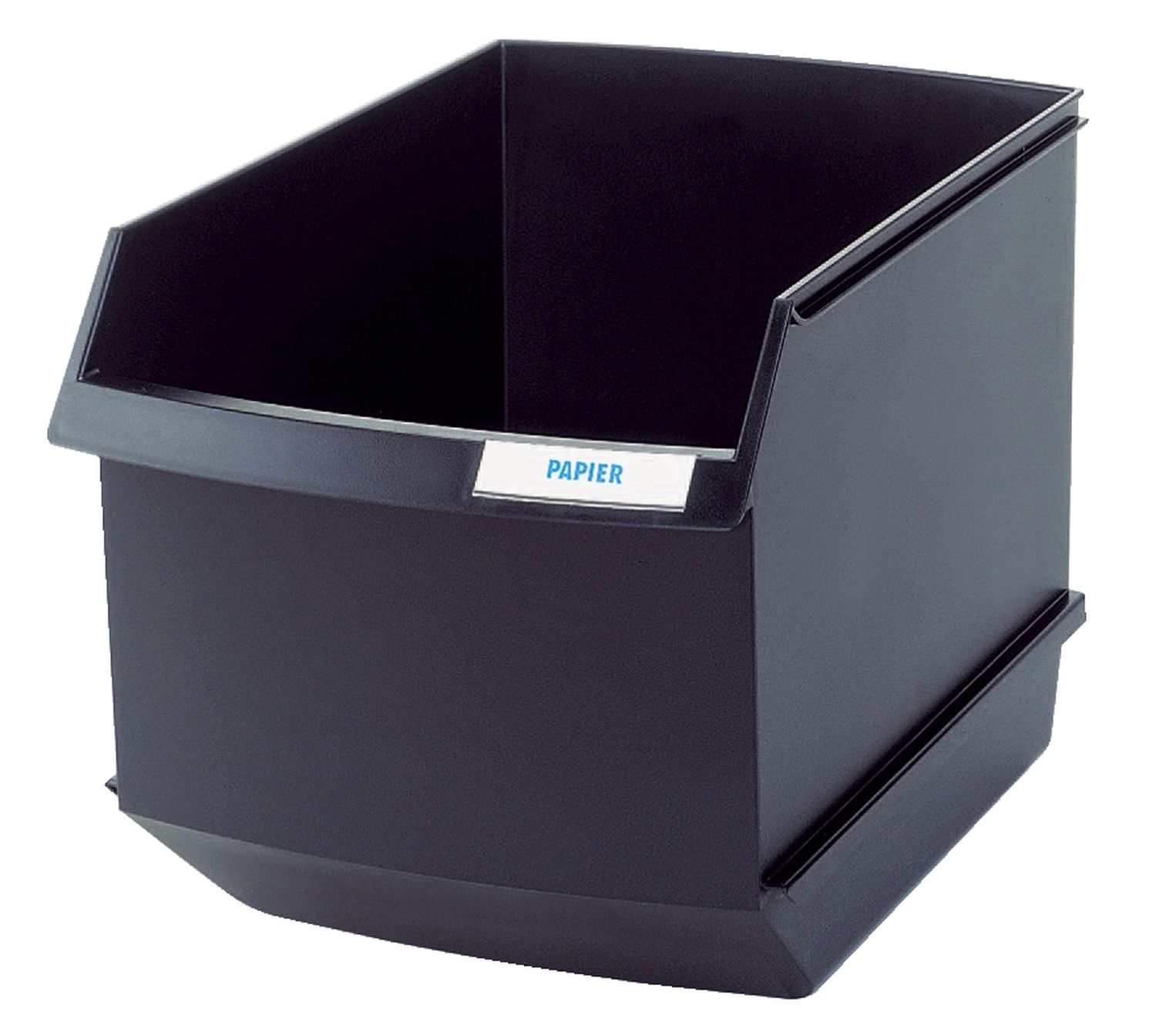 Papierkorb LOGO DRIVE - 25 Liter, schwarz Papierkorb LOGO DRIVE - 25 Liter, schwarz
